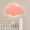LED Kreative Wandlampe Innen Cartoon Wolken Wandleuchte 3000K Warmweiß Kinder Nachttischlampe Junge Mädchen Nachtlampen für Babyzimmer Kinderzimmer Schlafzimmer Acryl Wandbeleuchtung, Rosa