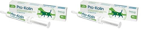 Protexin - Pro-Kolin for dogs and cats - Probiotic paste to support the gut 30ml + Syringe (Pack of 2)