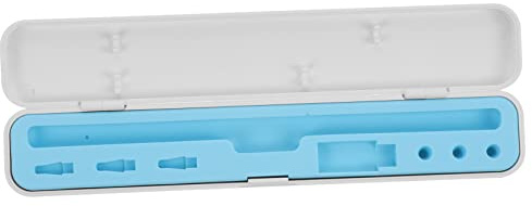 KICHOUSE Silikonbehälter für Stifte Aufbewahrungsbox für Kapazitive Stifte Stiftbox mit Platz für Adapter und Ersatzspitze Leicht und Handlich für Unterwegs