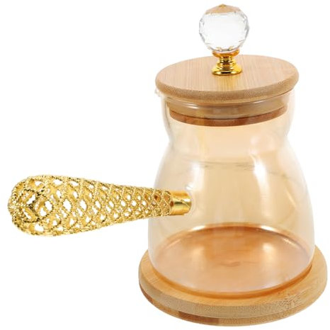 TOPPERFUN Caffettiera Mini Bollitore Per Il Tè Piccole Caffettiere Bollitore Per Il Caffè Teiera Di Brocca Di Latte Caffè Più Ripido Carafe in Bicchiere