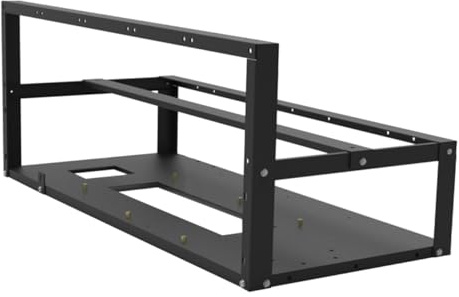 Operitacx Open Air Computer Graphics Cards Frame Mining Case Accessory GPU Support with Spacing for Atx Motherboard and Power Supply Compatibility