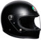 AGV X3000 ECE 22-05 Solid Motorrad Integralhelm ECE 22-05 Legends, Vintage Retro, Matt Schwarz, MS
