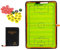 CHSEEA Fußball Taktikmappe Taktiktafel Fussball Coach-Board Coach Mappe für Professional Fußball Trainer mit Magnete, Stifte, Radiergummi #2