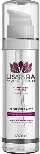 LISSARA - Serum Elixir Sans Sulfates - Après Lissage pour Cheveux secs et abimés - À l'huile de Babassu - Sans Paraben - Fabriqué en France