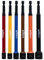 Wiha 70486 | 6-teiliges farbcodiertes magnetisches Muttern-Setter Set