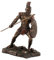 Veronese Design Achilles Rage Trojan War Hero Achilleus Holding Speer und Schild Statue