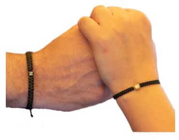 Personalisiertes Partnerarmband (2 Armbänder als Set), Partnerarmband mit Buchstaben, Partner Armband mit Buchstaben, Namen, Initialien