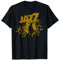 Creative Jazz Music T-Shirt - Damen, Herren & Kinder - Schwarz - S - Retro Saxophon Jazz Shirt - U-Ausschnitt - Halbarm - Unisex - Geburtstag & Weihnachten - Musik - T-Shirt