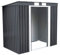 DREAMADE Abri de Jardin en Métal Cabane à Outils Rangement Remise de Stockage Extérieure avec 2 Portes Coulissantes et 2 Fenêtres de Ventilation 213 X 130 X 173 CM Gris