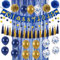 Dekoration für Abschlussfeier 2021, Klasse 2021, Banner, Abschlussfeier, Party-Zubehör, blaue Themen-Dekorationen.