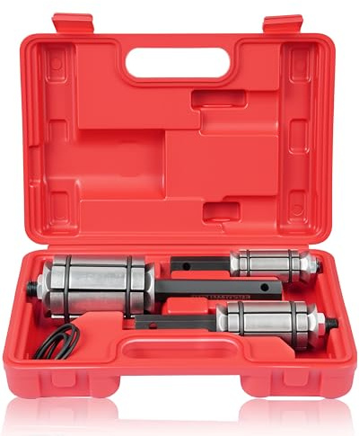 DAYUAN 3 Pcs Exhaust Pipe Expander Tool Set 1-1/8'' to 3-1/2'' | Tail Pipe Spreader Kit, Compatible with Most Vehicles and Trucks