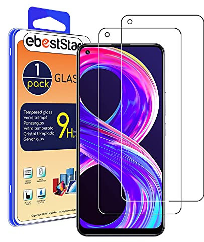 ebestStar - Cristal Templado x2 para Realme 7 Pro, Protector Pantalla Película Vidrio, Antigolpes