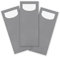itenga 100x Bestecktasche aus Papier mit weißer Serviette Gastronomie Veranstaltung Feier… (hellgrau)