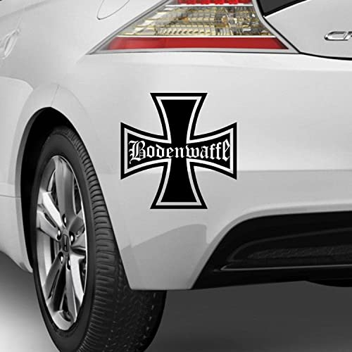 myrockshirt bodenwaffe Kreuz Iron Cross eisernes Kreuz 20 cm Tuning Autoaufkleber Aufkleber Autoaufkleber Sticker