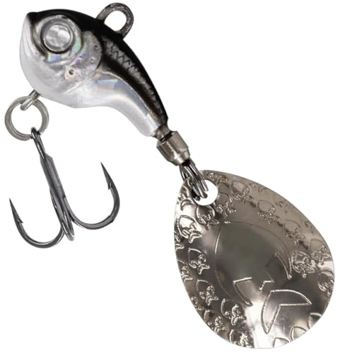 Westin Spinjig zum Spinnangeln auf Barsche, Forellen & Rapfen DropBite Tungsten Spin Tail Jig 2,2cm 18g, Farbe:Diamond