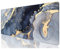 Desk Mat, 32 x 12 XXL Extended Large Gaming Mouse Pad, Desktop Decor Desk Pad, Cute Men Women Office Supplies and Accessories, XL Mouse Mat for Laptop & Keyboard, Blue Gray Gold Marble