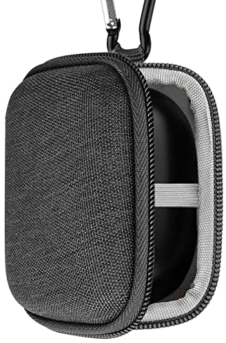 Geekria Shield Earbuds Case Compatible with Bose New QC, QC Ultra, QC Earbuds ii, Ultra Open True Wireless Earbuds, Replacement Hard Shell Travel Carrying Bag with Carabiner Clip (Dark Grey)