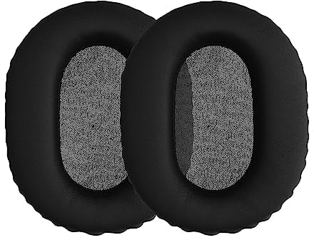 kwmobile 2X Ohrpolster kompatibel mit Sony WH-CH720N / WH-CH710N Polster - Kopfhörer Polster aus Kunstleder für Over Ear Headphones