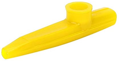 Kazoo-Instrument, Hochwertiger Kunststoff, Langlebig, Langlebig, Kunststoff-Kazoo, Sicher für Anfänger-Instrumentenliebhaber (Gelb)