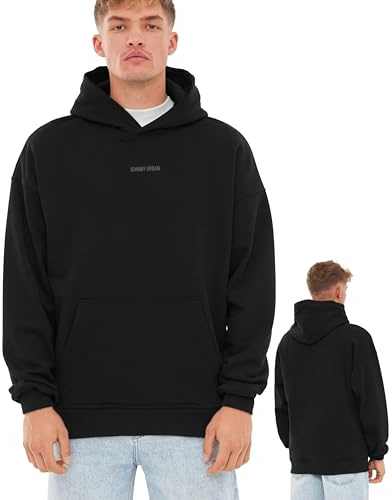 Johnny Urban Hoodie Damen & Herren Oversize - Cody Logo Print - Basic Kapuzenpullover mit Oversized Fit - Pullover Sweatshirt mit Kapuze & Schwerem Stoff - Einfarbig