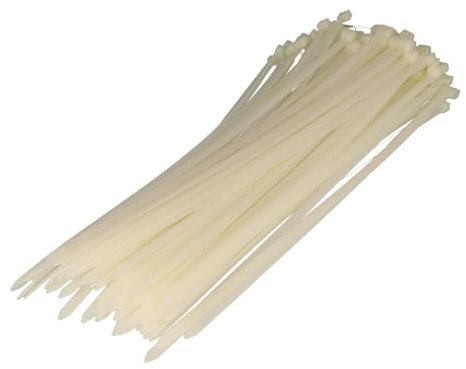 KTEC550X8N | KTEC CABLE TIES 550MM X 8.0MM NATURAL, NYLON 66, UL94V-2, TENSILE STRENGTH 114KGS MIN (PACK OF 100)