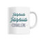 Mug Kaamelott, le roi burgonde: cuillère - Imprimé en France - Tasse originale en céramique - Cadeau Anniversaire Film et Série Humour original rigolo (Blanc)