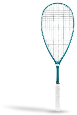 Harrow Response 120 Squashschläger | Leichter 120 g Rahmen für verbesserte Kraft und Kontrolle | Tropfen-Design, Premium-Kohlefaser-Konstruktion | ideal für fortgeschrittene Spieler