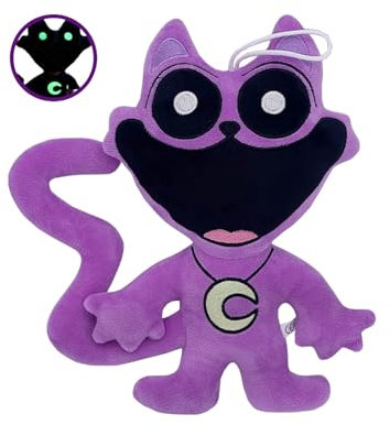 Super JAKES Smiling Critters Plush Toy, CatNap Plush Smiling Critters Cartoon Stuff Dolls for Game Fans Favors Preferred Gifts for Kids Toddler Birthday(CatNap
