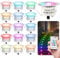 HIHIHOMY RGB Focos LED Empotrables de Suelo,16 Piezas Ø42 mm IP68 Impermeable Focos Empotrables para Senderos Terrazas Maderas Piscinas Escaleras
