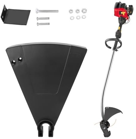 Niesel Strimmer | Strimmer Protector | Brush Cutter Guard Strimmer Shield - Garden Accessories Replacement Parts with Screws for 25mm/25.4mm Trimmer