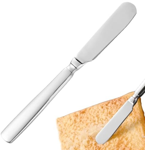 Générique Couteaux à Beurre en Acier Inoxydable, Spatule à Palette en Acier Inoxydable, Minis Ensemble de Couteaux à Fromage pour Beurre, Confiture, Fromage, Crème