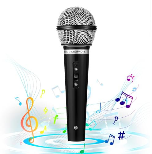 YUXIANLB Fake Microphone Toy - Simulate Speech Mics, Plastic, 1PC, Karaoke, Party Favors, Stage Props