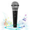 YUXIANLB Fake Microphone Toy - Simulate Speech Mics, Plastic, 1PC, Karaoke, Party Favors, Stage Props