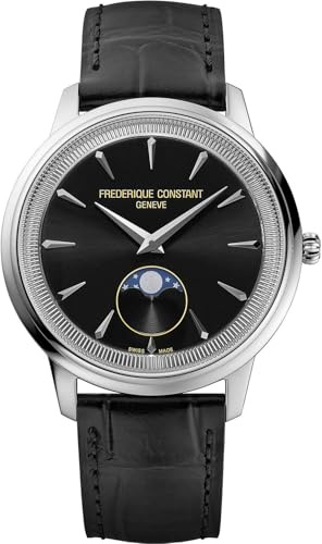 Frederique Constant Geneve Quartz MOONPHASE FC-206B3S6 Herrenarmbanduhr