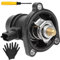 ZAMDOE 55593033 Alloggiamento termostato refrigerante Gruppo Motore per Vauxhall per Opel Adam 2013-2019 Astra Corsa Corsa Corsavan per Chevrolet Cruze Aveo Berlina Hatchback Berlina Ricambi Auto