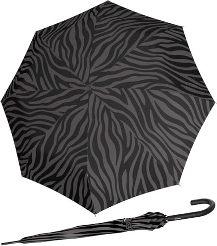 Knirps Damen Stockschirm A.760 Automatik Zebra - Black