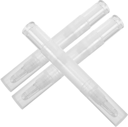 NIYANGLE 3 Stück Stift Nachfüllen Nagelhautölstift Nachfüllbarer Nagelölstift Nagellackstift Befüllbarer Farbstift Nagelölstifte Nagelölstift Leer Lipgloss-stift Transparent Pp