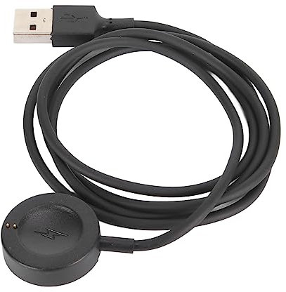 Hztyyier Caricatore Rapido per Cavi di Ricarica Magnetica per Smartwatch per Fossile Gen 5 Gen 5 Sport per Gen 6 Gen 5E Gen 5 - Carica e Portatile per gli Accessori per Orologi Intelligenti (BLACK)