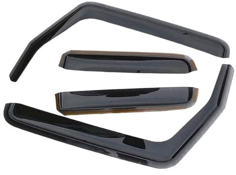 Fensterabweiser Für Jeep für Wrangler Autofensterzubehör Fensterabweiser Regenschutz Visier Markisen Fenstervisier Auto Regenbraue Scheinwerferblenden