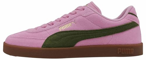 Puma Unisex Puma Club II Era, Wildleder-Sneaker, Pink Shimmer Olivgrün, 42 EU