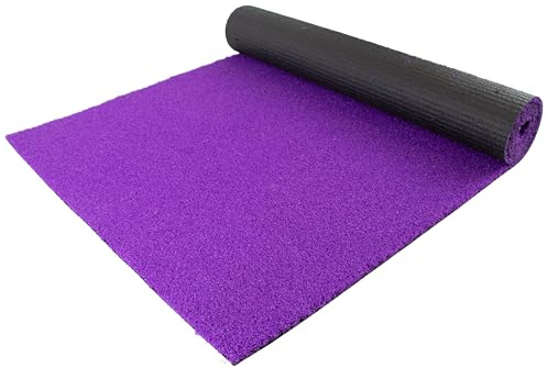 Primaflor Kurzflor Kunstrasen FUN4YOU - Lila, 2,00m x 23,50m, Viele Größen, 12 mm Hoch, UV-Beständiger, Wasserdurchlässiger, Rasenteppich, Outdoor Bodenbelag für Balkon, Minigolf und Boot