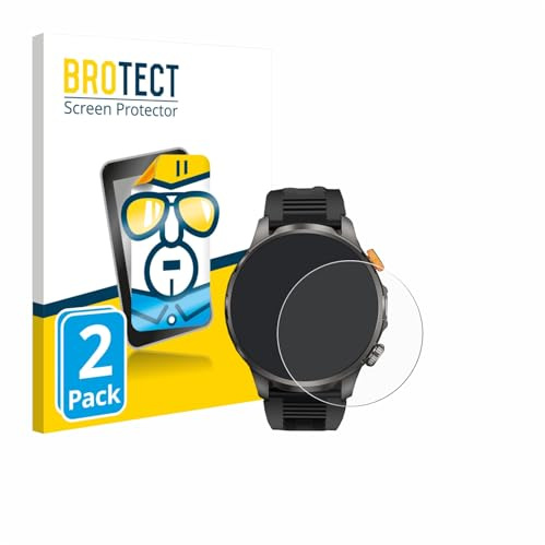 BROTECT Schutzfolie für Naixues AK90 1.91 | 2 Stück Transparenter Displayschutz Made in Germany Klare Displayschutz-Folie Clear Einfache Montage Case-Friendly