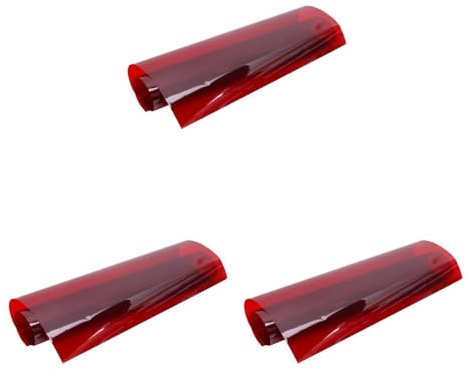 DIYEAH 9 Stück Teiliges Tiefroter Farbfilter-Gel Karten für Kamera-blitzlicht Farbumwandlung von Weich Hitzebeständig Hohe Lichtdurchlässigkeit für Foto Filmbeleuchtung
