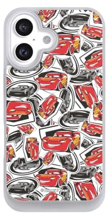 Handyhülle für Apple iPhone 16 Cars Disney Pixar Lightning McQueen 95