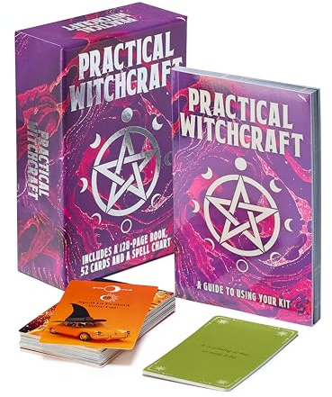 Practical Witchcraft Book & Card Deck: Includes 128-page book, 52 cards and a spell chart (Arcturus Oracle Kits)