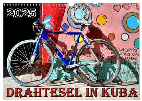 Drahtesel in Kuba (Wandkalender 2026 DIN A3 quer), CALVENDO Monatskalender: Unterschiedliche Fahrrad-Modelle in Havanna (CALVENDO Mobilitaet)
