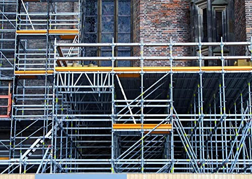 HANSEPUZZLE 12886 - Gerüst Puzzle 260 Teile | Industrie Puzzle mit hochwertiger Puzzle Aufbewahrung: Kartonbox und wiederverschließbarem Beutel | Puzzle-Maße: 41 x 28,7 cm