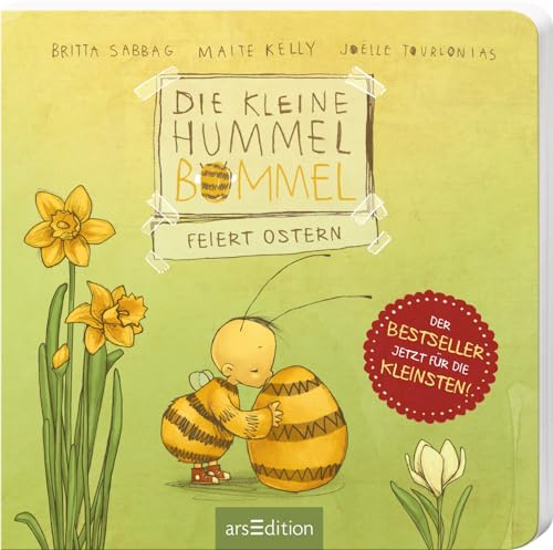 Die kleine Hummel Bommel feiert Ostern (Pappbilderbuch): Kinderbuch ab 3 Jahren, mit der Botschaft Teilen macht glücklich!