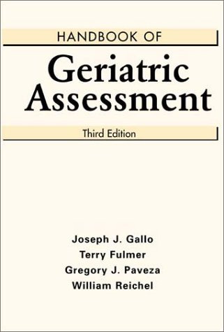 Handbook of Geriatric Assessment: .