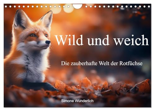Wild und weich - Die zauberhafte Welt der Rotfüchse (Wandkalender 2026 DIN A4 quer), CALVENDO Monatskalender: Ein Kalender mit wundervollen Motiven von Rotfüchsen (CALVENDO Tiere)